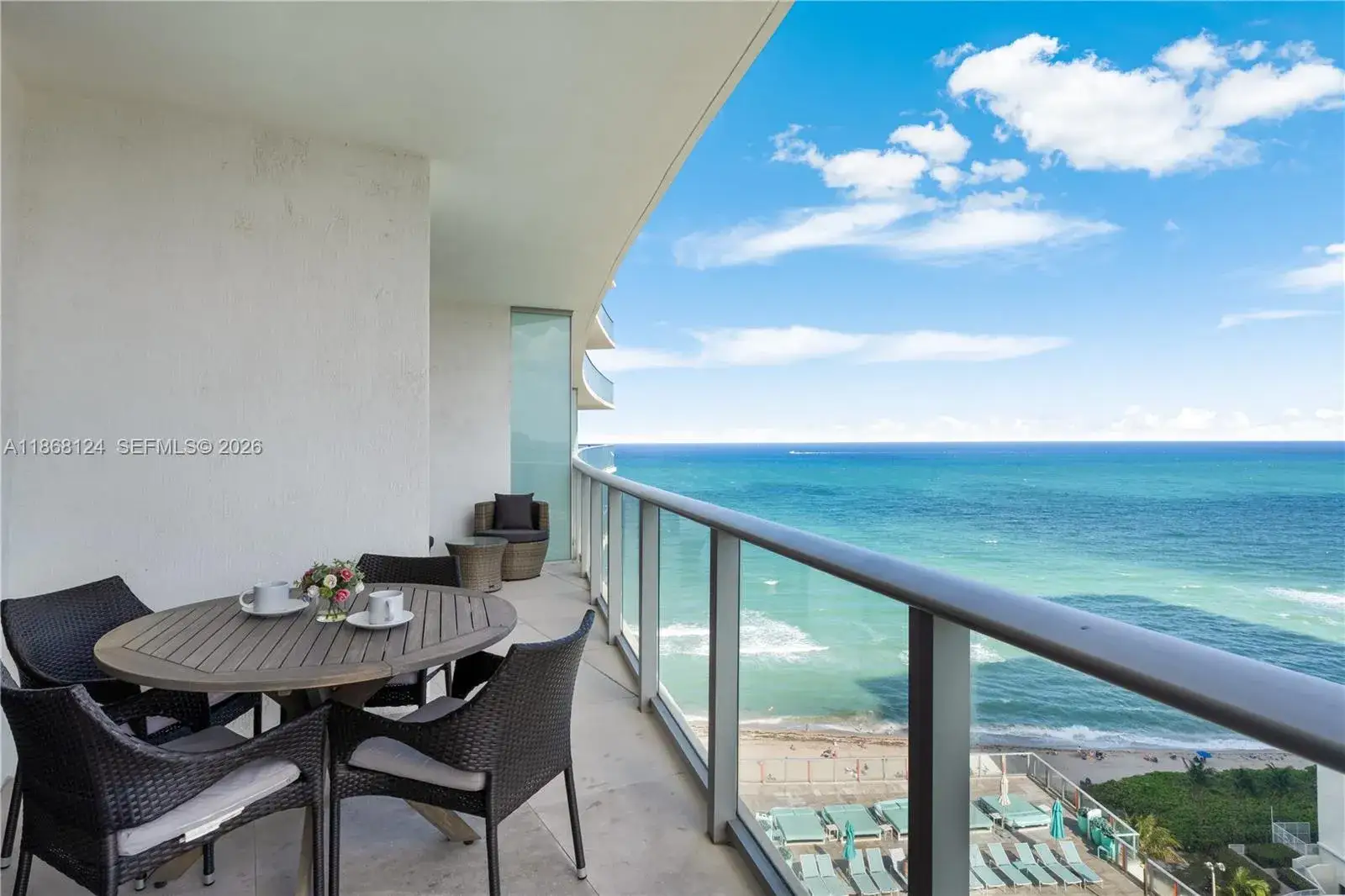 2 bedroom 2 bath Residential Lease for rent at 4111 S Ocean Dr # 1405, Hollywood FL 33019
