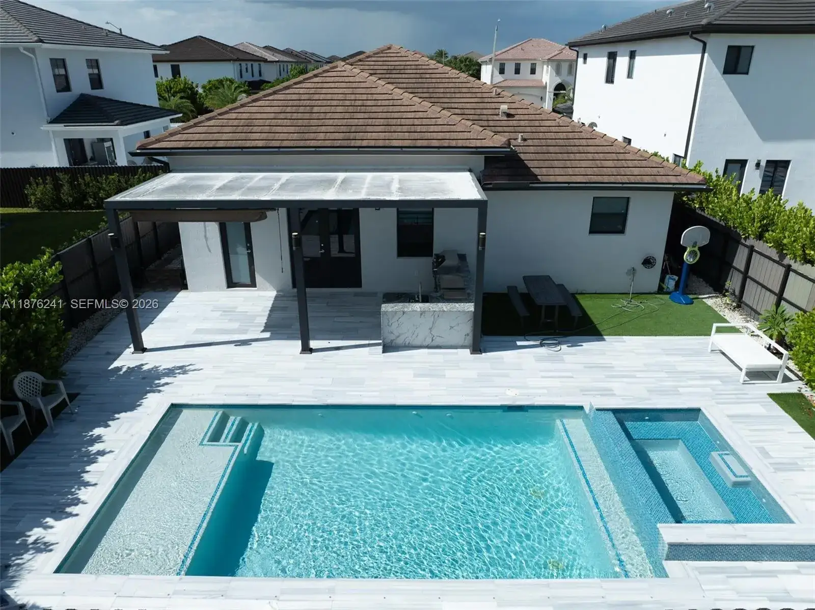 4 bedroom 4 bath Residential for sale at 14478 SW 21st St, Miami FL 33175