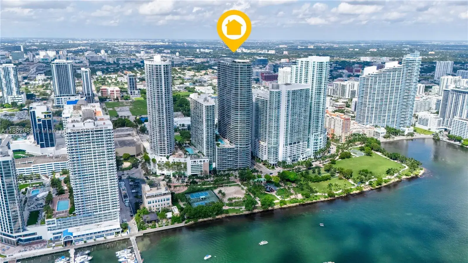 2 bedroom 2 bath Residential for sale at 488 NE 18th St # 1508, Miami FL 33132