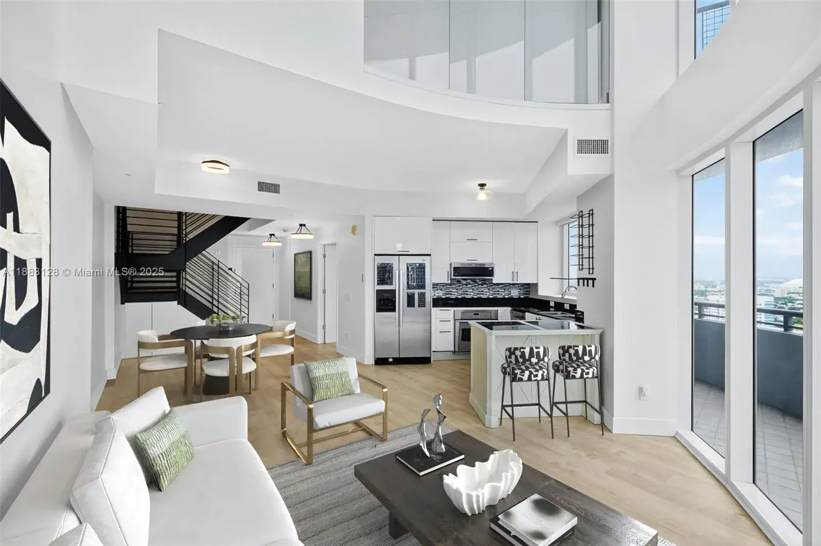 3 bedroom 3 bath Residential Lease for rent at 60 SW 13th St # 3026, Miami FL 33130