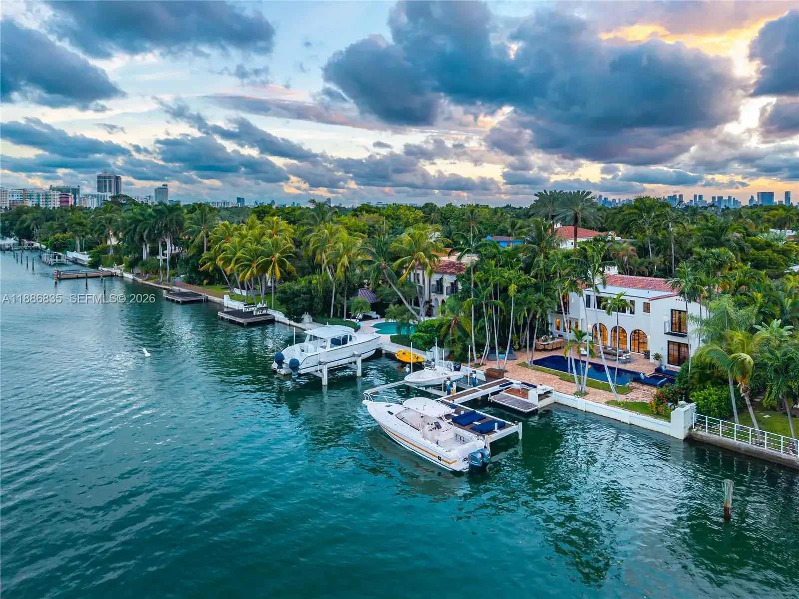5 bedroom 4 bath Residential for sale at 6065 Pine Tree Dr, Miami Beach FL 33140