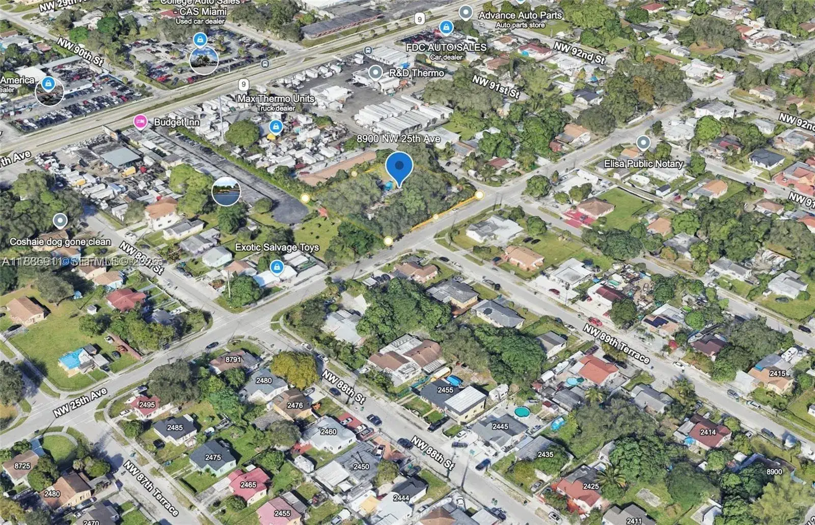 Commercial Sale for sale at 8900 NW 25th Ave, Miami FL 33147