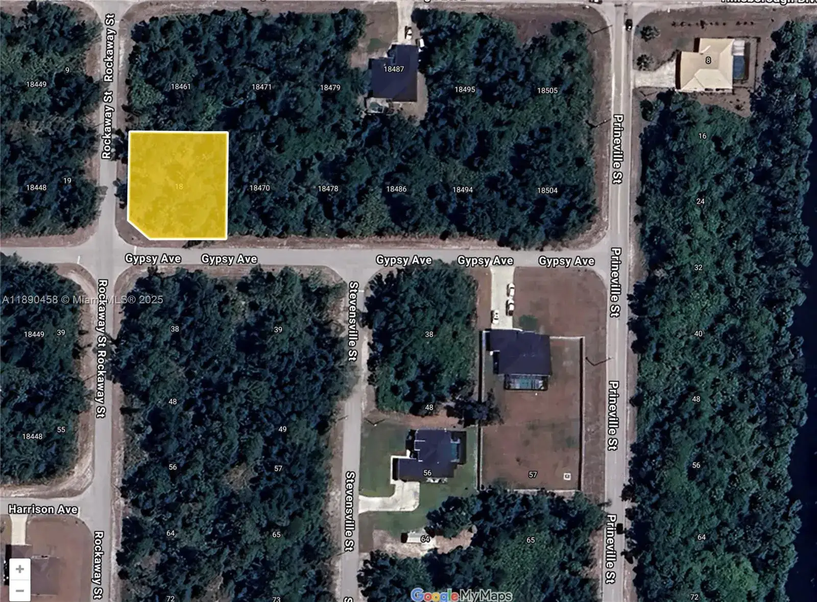 Land/Boat Docks for sale at 18 Rockaway, Port Charlotte FL 33954