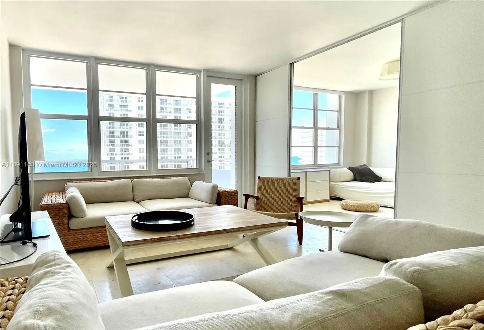 2 bedroom 2 bath Residential Lease for rent at 5700 Collins Ave # 11A, Miami Beach FL 33140