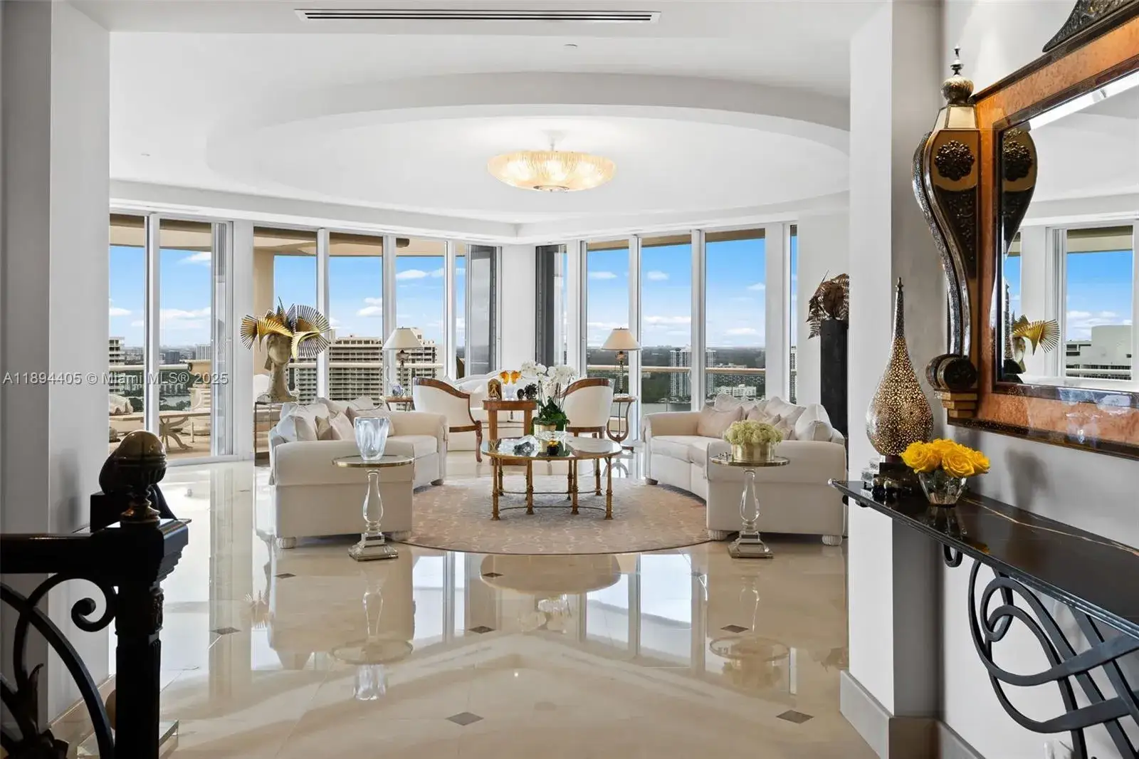 6 bedroom 7 bath Residential for sale at 7000 Island Blvd # 02, Aventura FL 33160