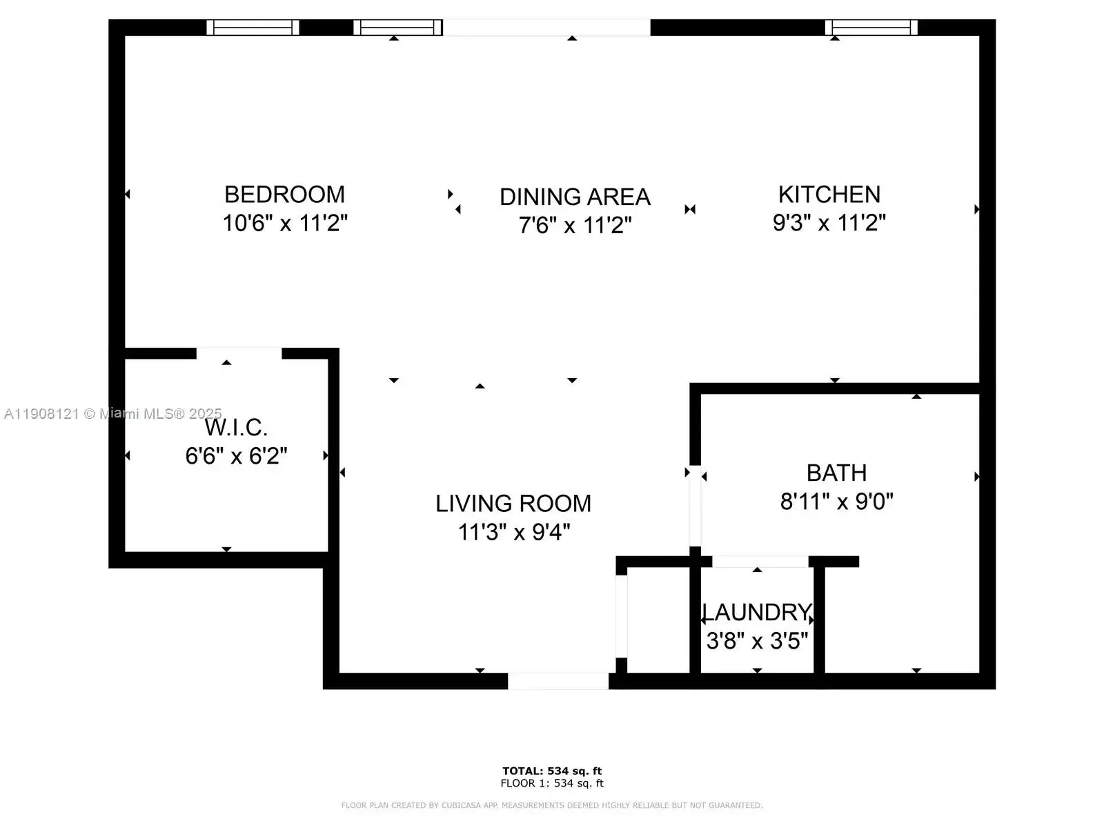 1 bath Residential for sale at 185 SW 7th St # 2300, Miami FL 33130