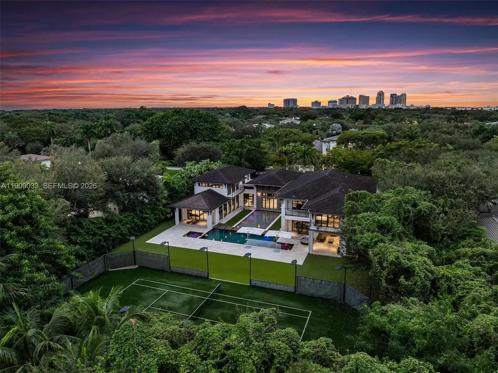 7 bedroom 9 bath Residential for sale at 8961 SW 62nd Ct, Pinecrest FL 33156