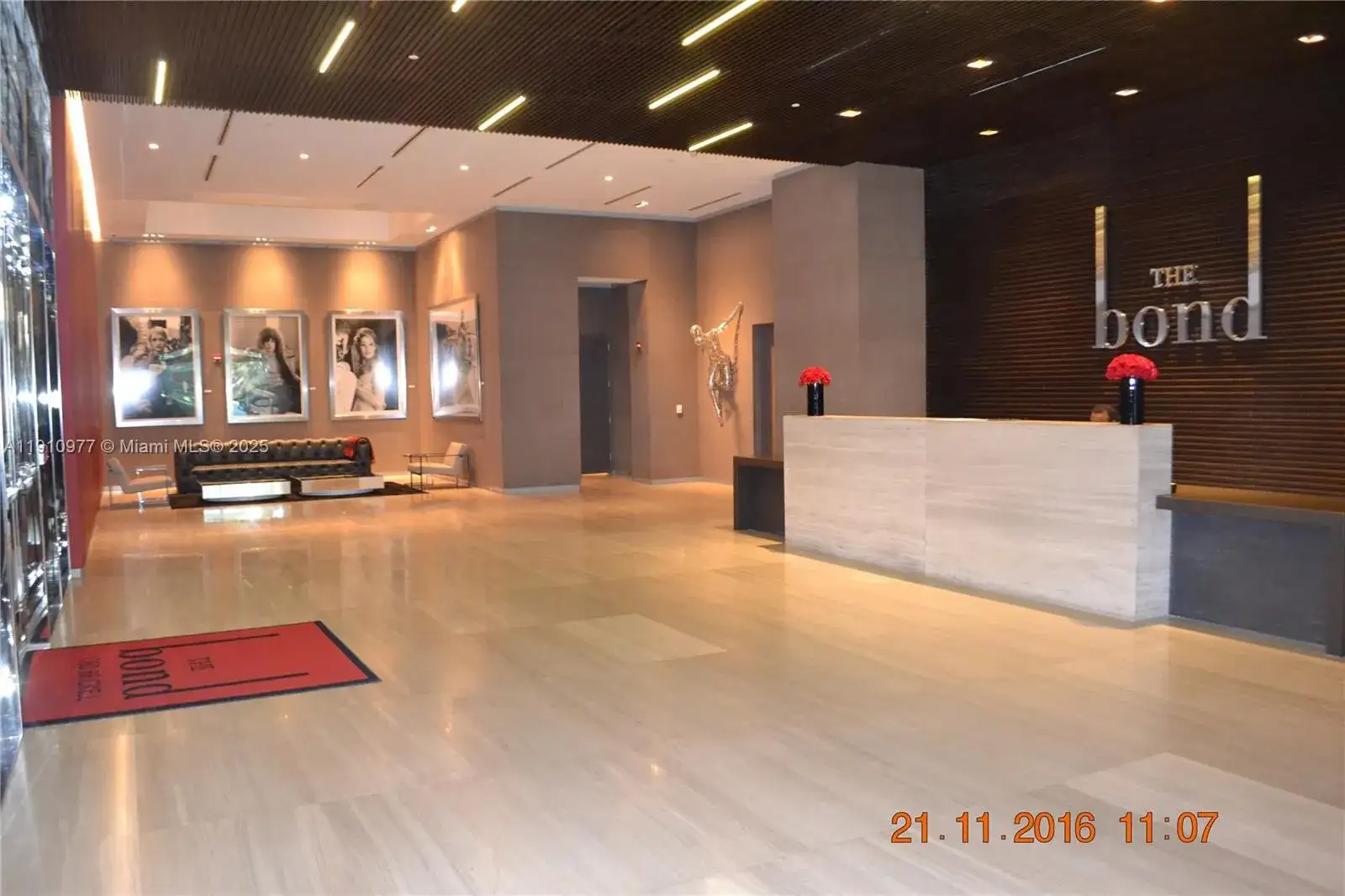 1 bedroom 1 bath Residential Lease for rent at 1080 Brickell Ave # 2003, Miami FL 33131
