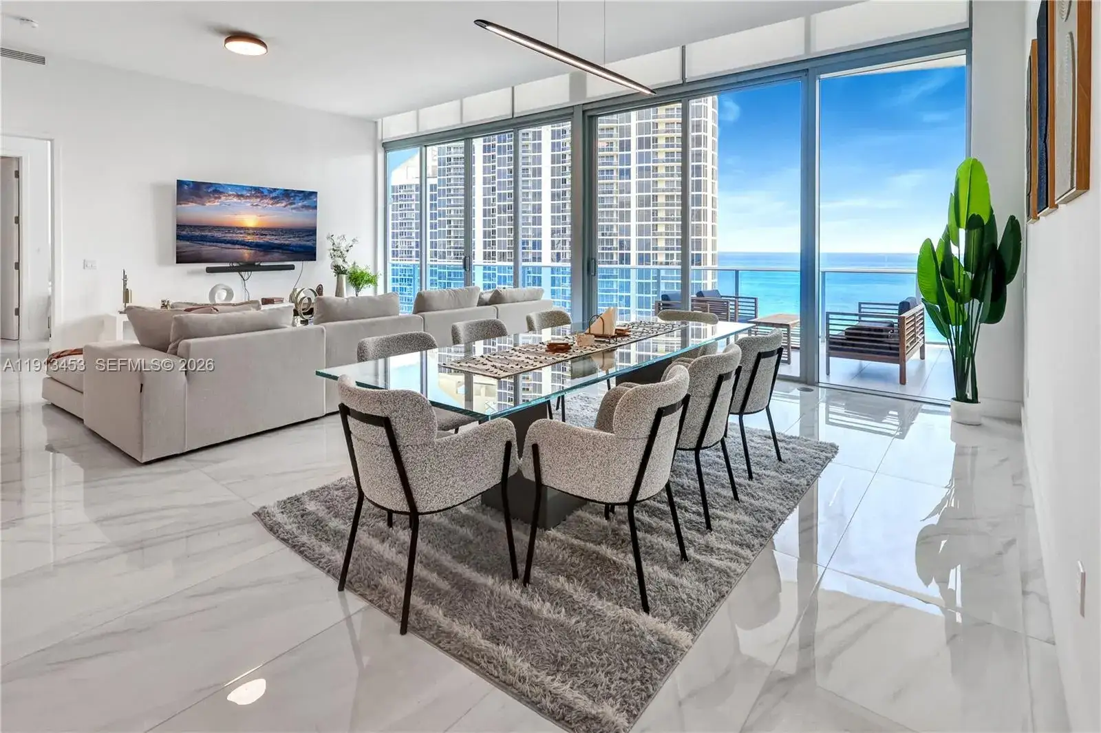 2 bedroom 2 bath Residential Lease for rent at 17550 Collins Ave, Sunny Isles Beach FL 33160