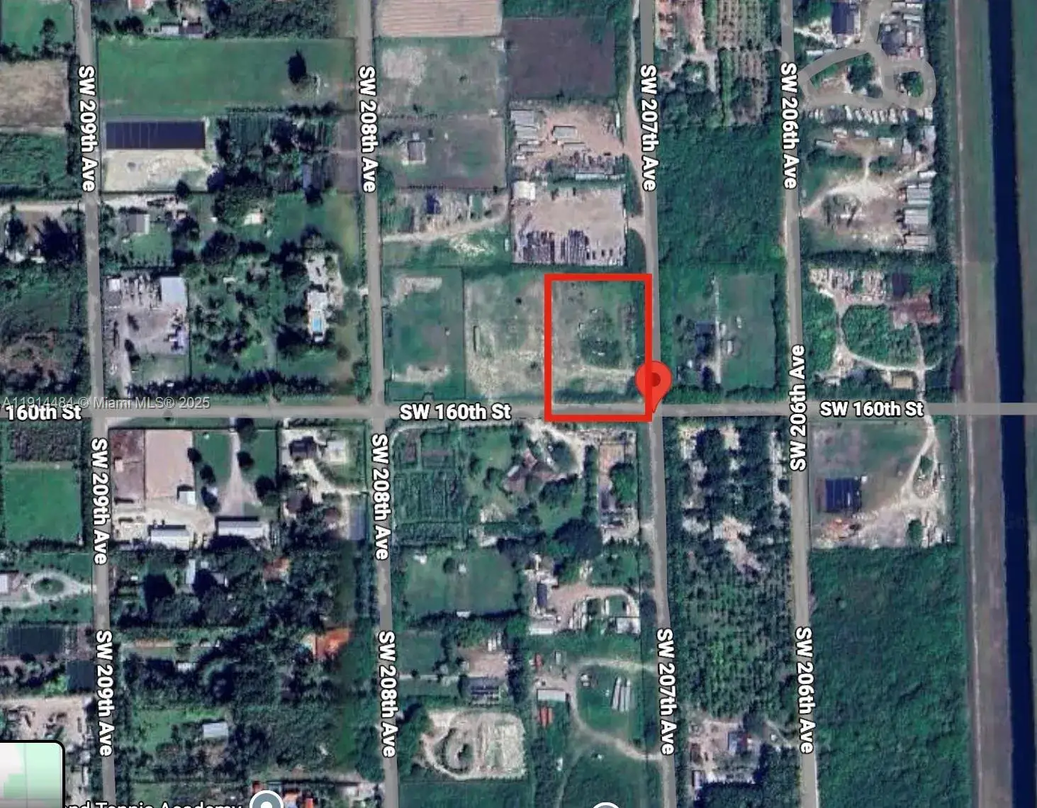 Commercial Land for sale at 20700 SW 160th street, Miami FL 33187
