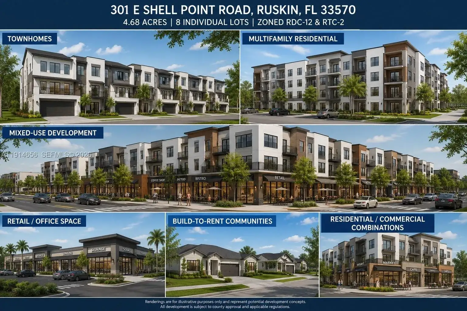 Commercial Land for sale at 301 E Shell Point Road, Tampa FL 33570