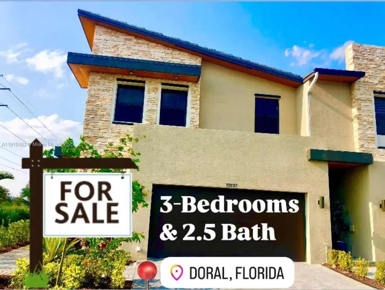 3 bedroom 2 bath Residential for sale at 10597 NW 81st Ter, Doral FL 33178