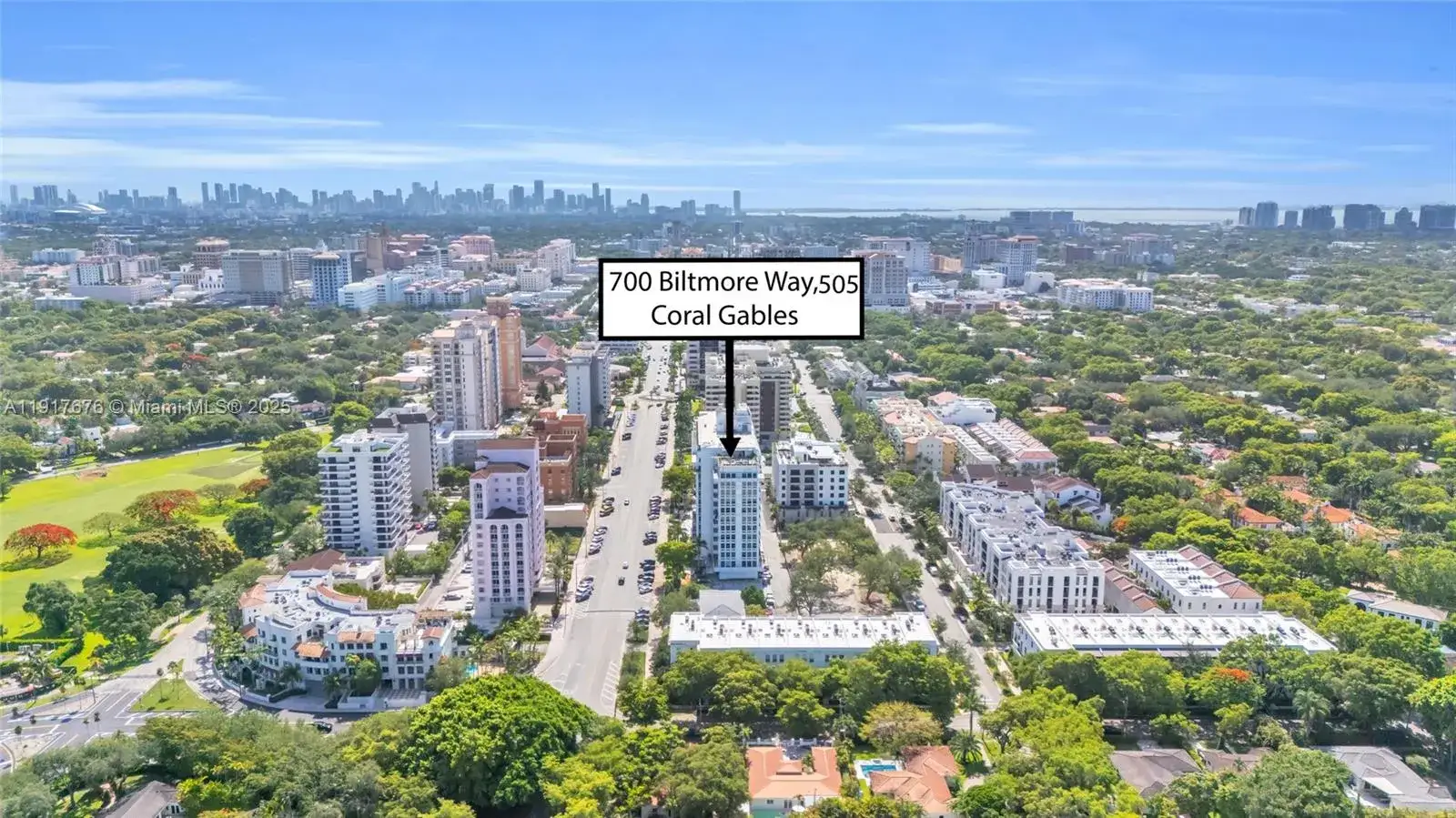 1 bedroom 1 bath Residential Lease for rent at 700 Biltmore Way # 505, Coral Gables FL 33134