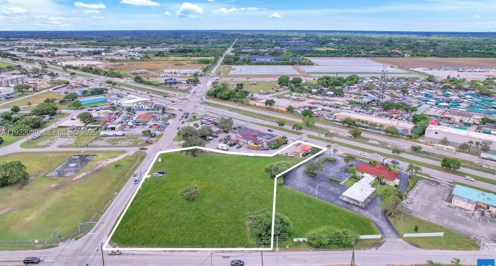 Commercial Land for sale at 248th st US1, Miami FL 33032