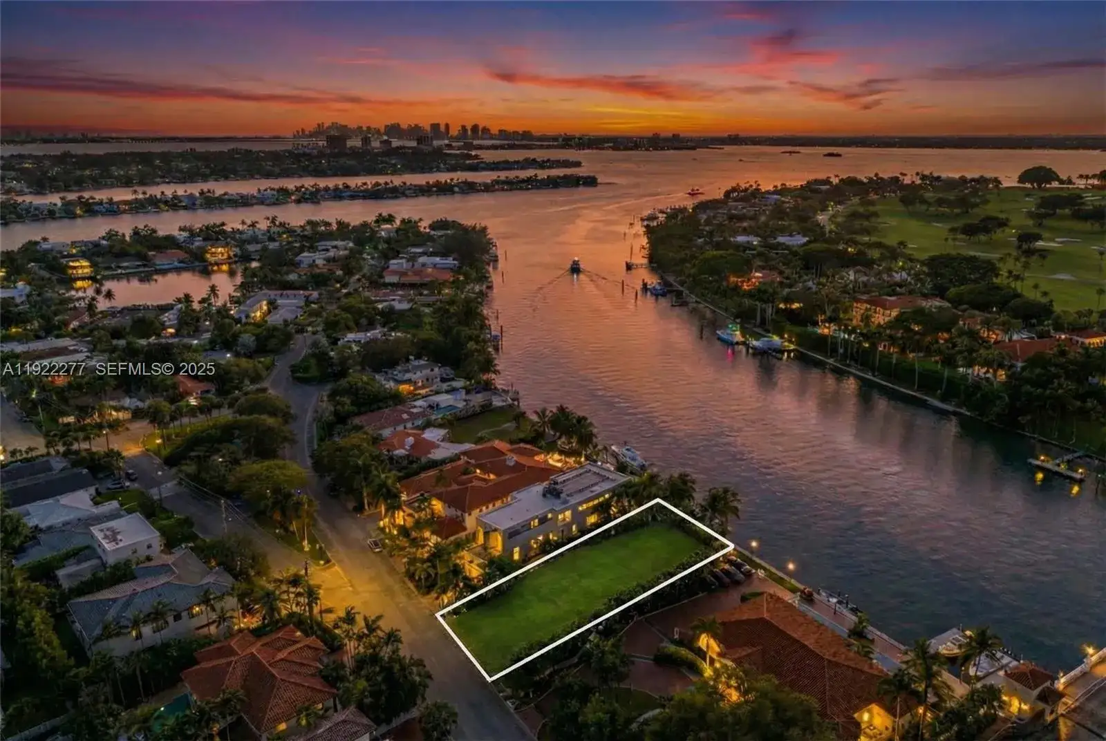 6 bedroom 7 bath Residential for sale at 9064 Bay Dr, Surfside FL 33154