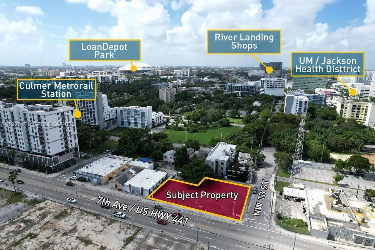 Commercial Land for sale at 1250 - 1234 NW 7th Ave, Miami FL 33136