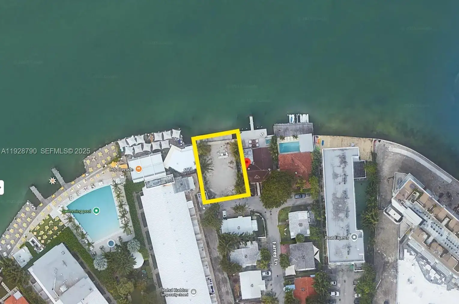 Land/Boat Docks for sale at 7 Farrey Ln, Miami Beach FL 33139