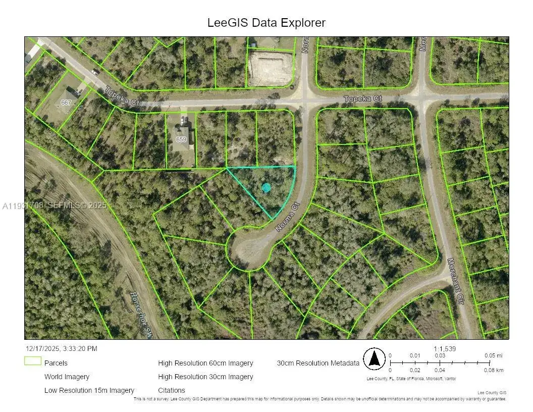 Land/Boat Docks for sale at 1845 NORMA CT, Lehigh Acres FL 33972