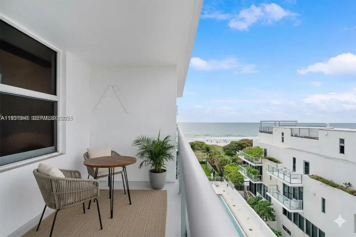 1 bedroom 2 bath Residential for sale at 9511 Collins Ave # 606, Surfside FL 33154