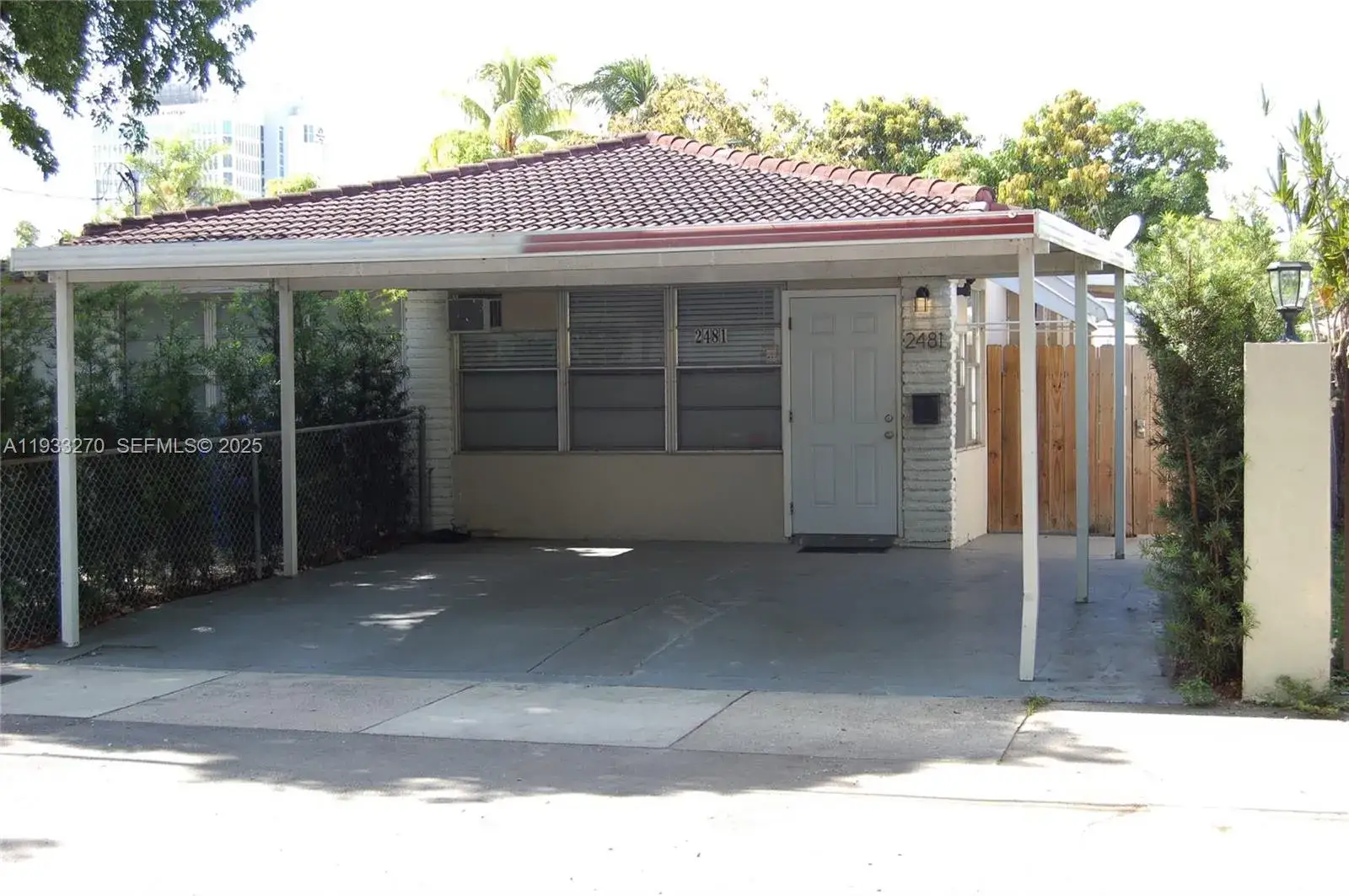 2 bedroom 1 bath Residential Lease for rent at 2481 SW 11th St # 2481, Miami FL 33135