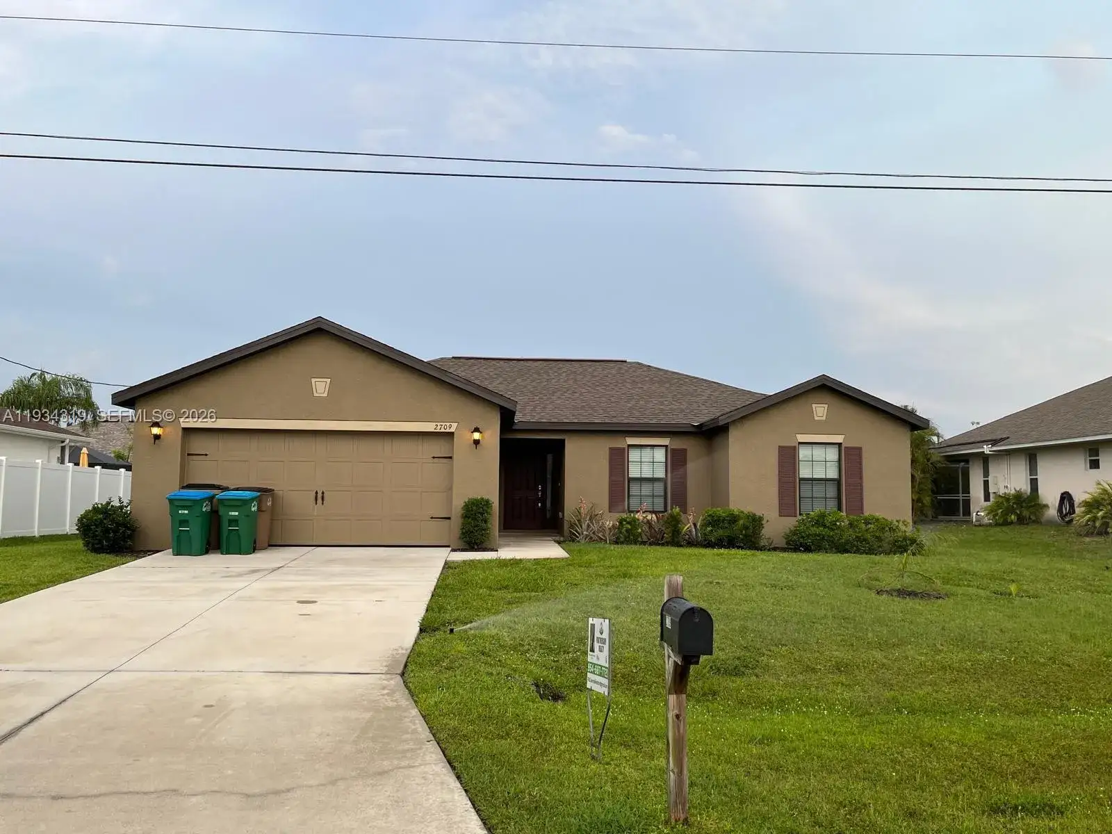 3 bedroom 2 bath Residential Lease for rent at 2709 SW 18th Ave, Cape Coral FL 33914