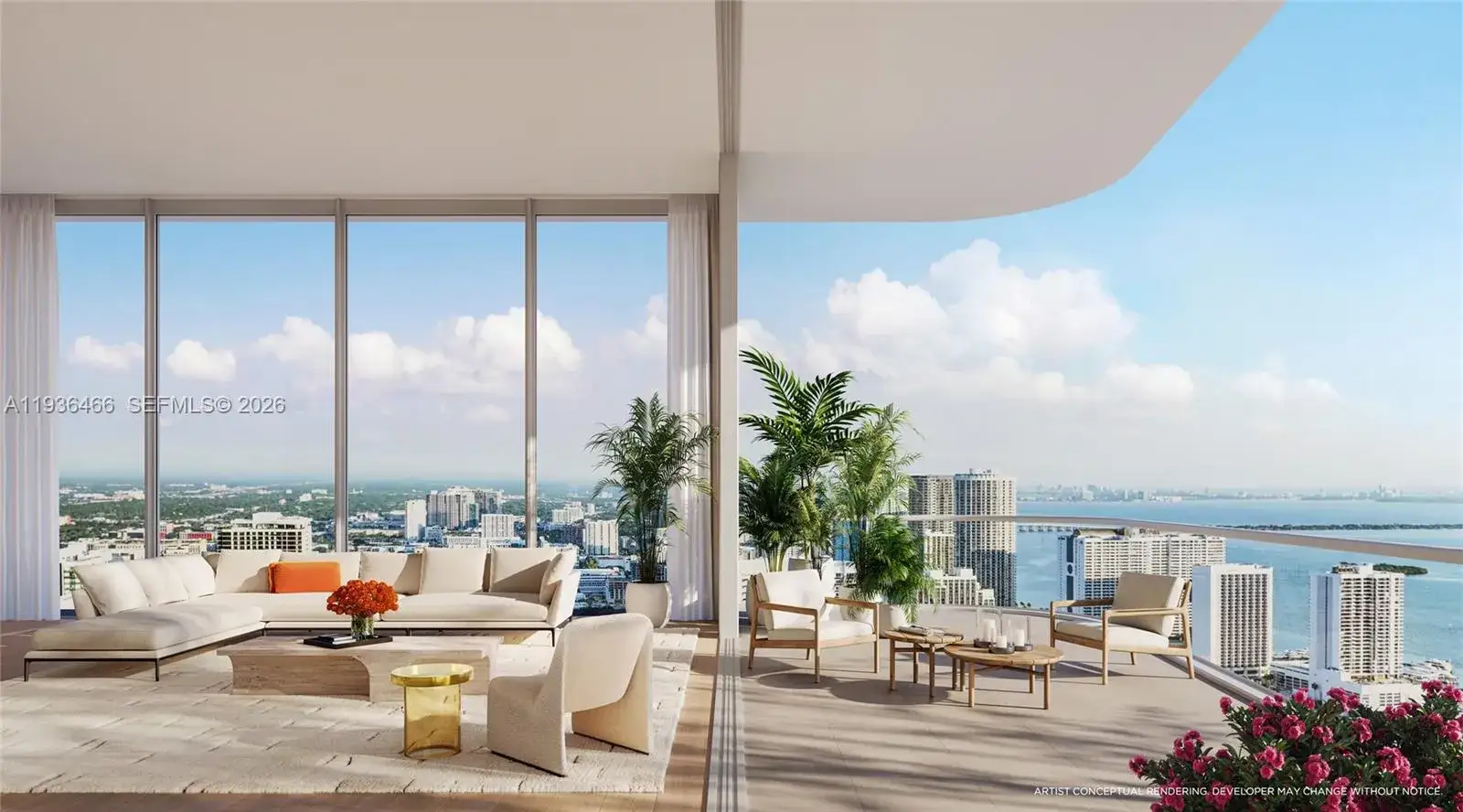 3 bedroom 2 bath Residential for sale at 175 NE 10 Street # 43A, Miami FL 33132