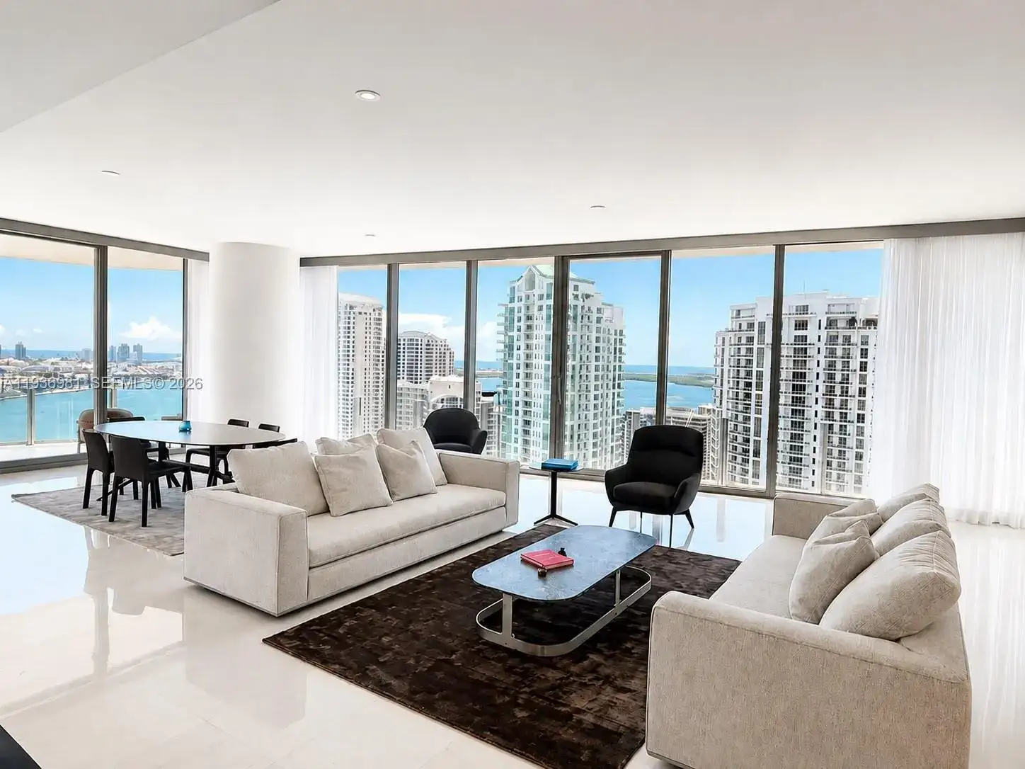 5 bedroom 5 bath Residential Lease for rent at 300 Biscayne Blvd Way # 3201, Miami FL 33130
