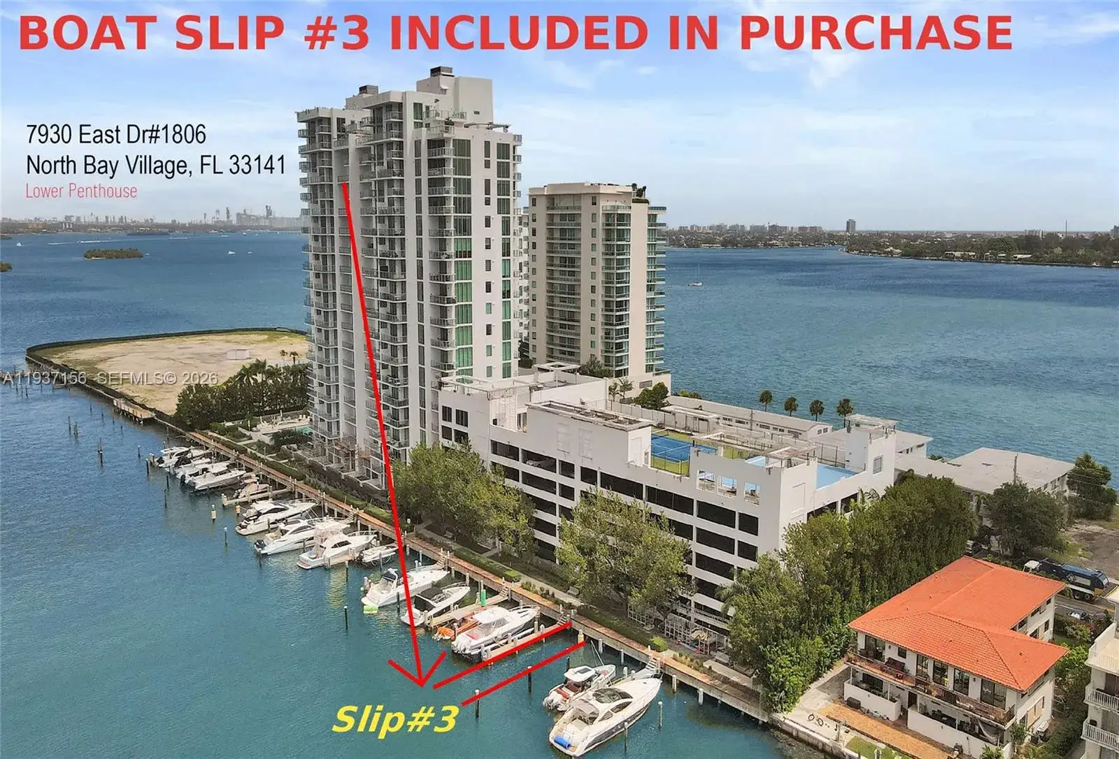 2 bedroom 2 bath Residential for sale at 7930 East Dr # 1806, North Bay Village FL 33141