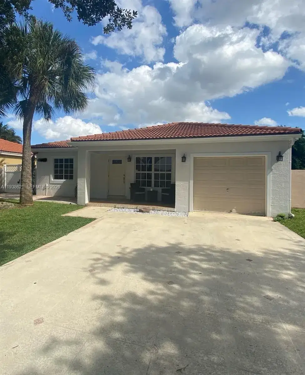 3 bedroom 2 bath Residential Lease for rent at 9130 nw 193 st # 9130, Miami FL 33018