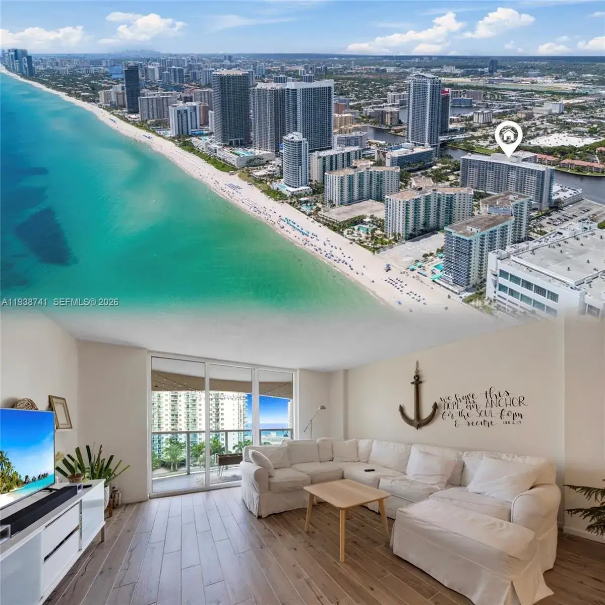 2 bedroom 2 bath Residential for sale at 3800 S Ocean Dr # 817, Hollywood FL 33019