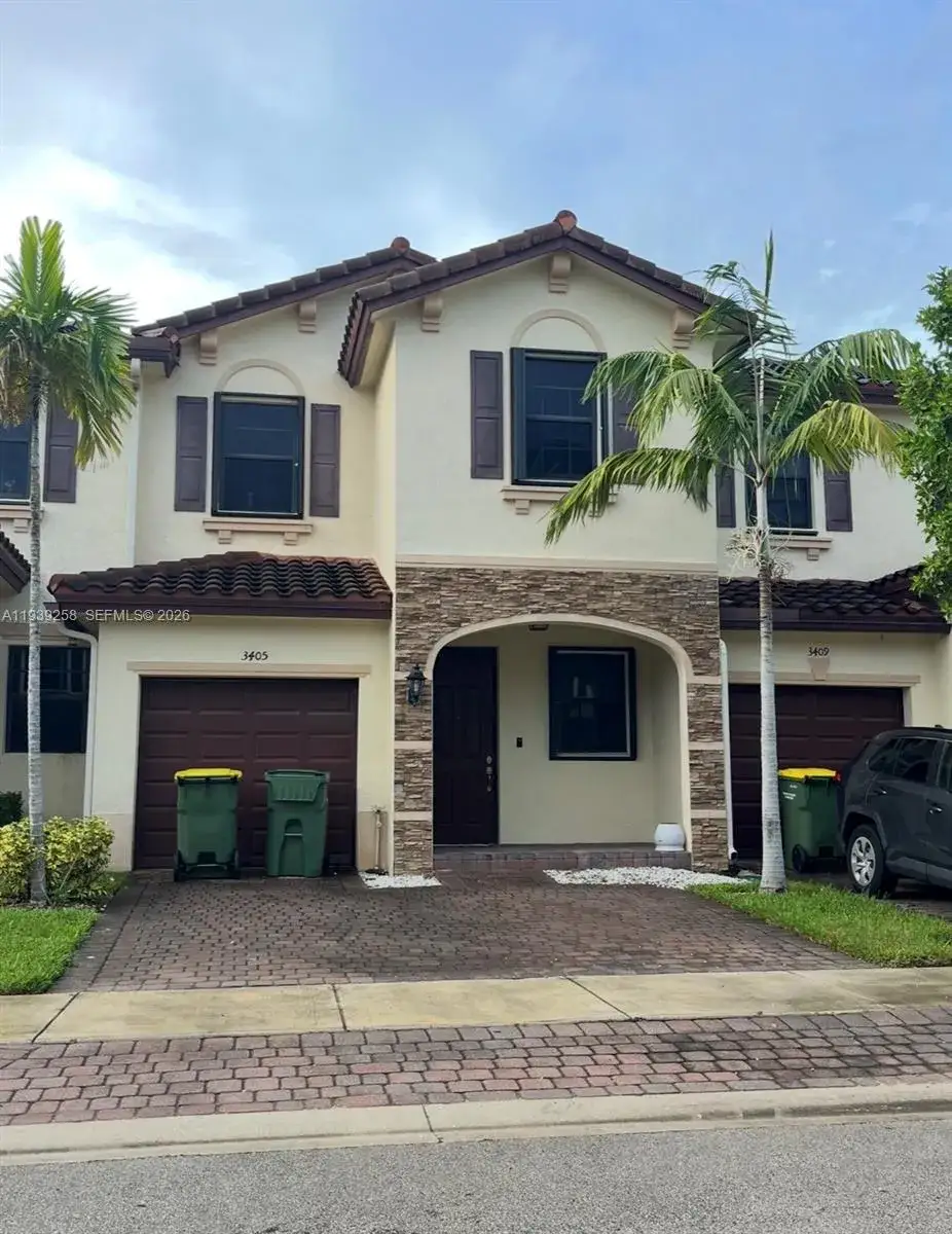 3 bedroom 2 bath Residential Lease for rent at 3405 SE 1st St, Homestead FL 33033
