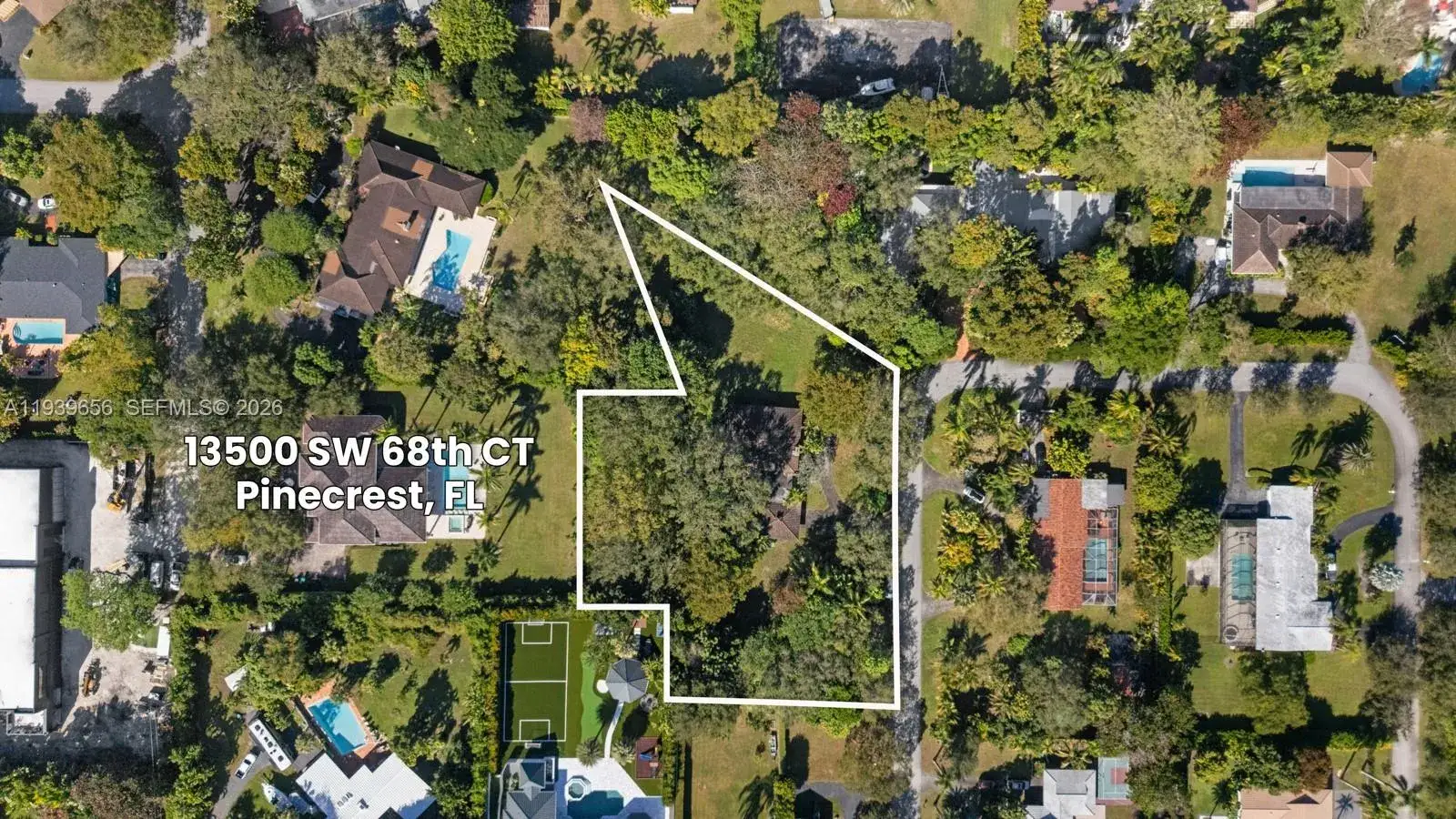 Land/Boat Docks for sale at 13500 SW 68th Ct, Pinecrest FL 33156