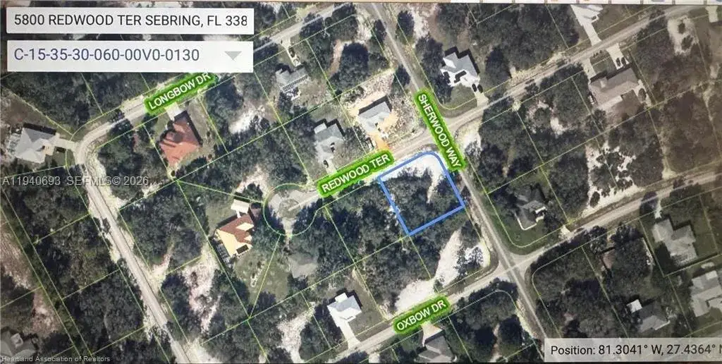 Land/Boat Docks for sale at 5800 Redwood Ter, Sebring FL 33876