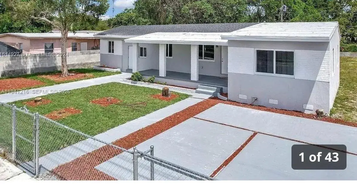 3 bedroom 1 bath Residential Lease for rent at 6825 NW 5th Ct # 0, Miami FL 33150