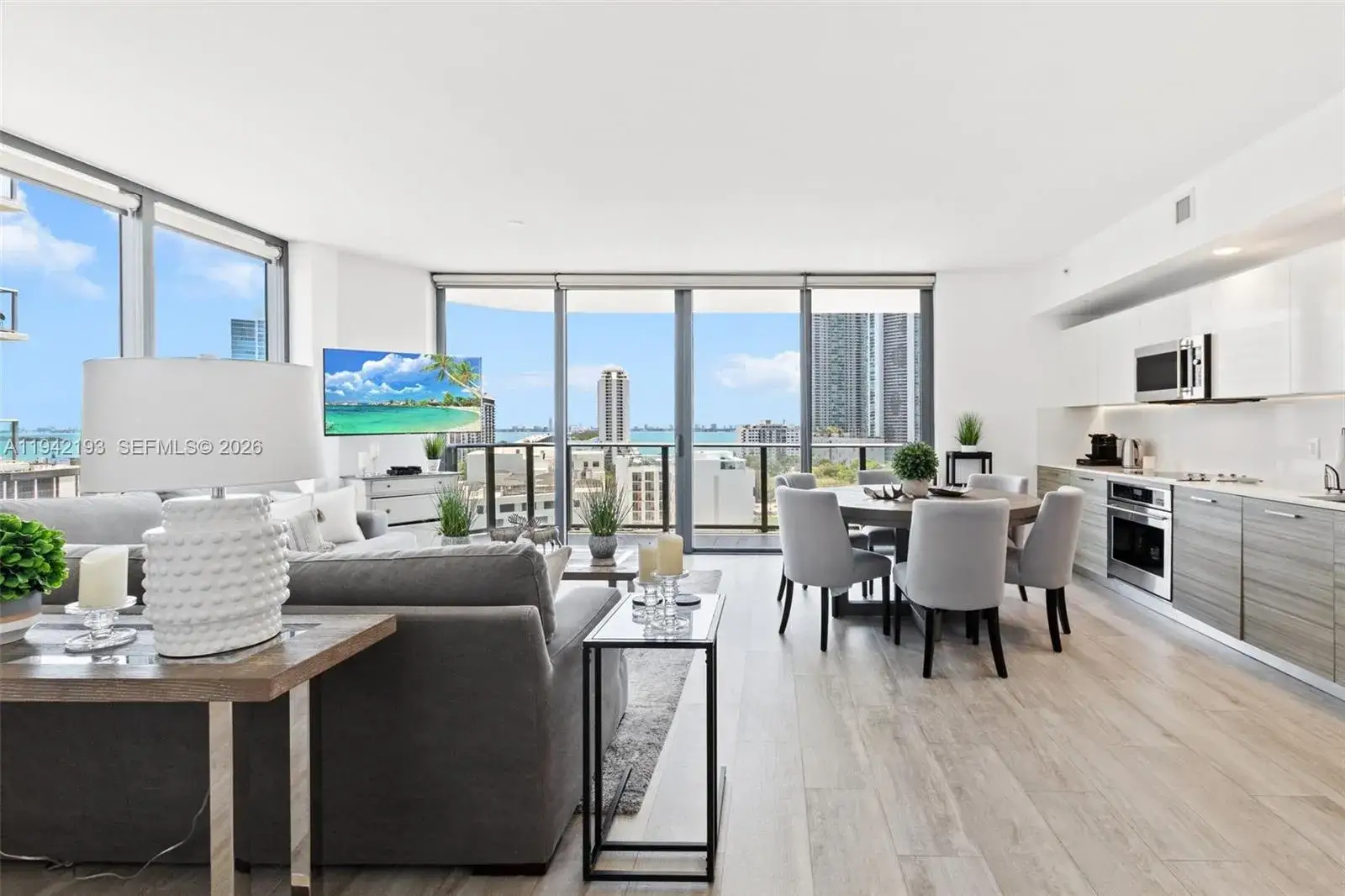 3 bedroom 3 bath Residential Lease for rent at 121 NE 34th St # 1008, Miami FL 33137