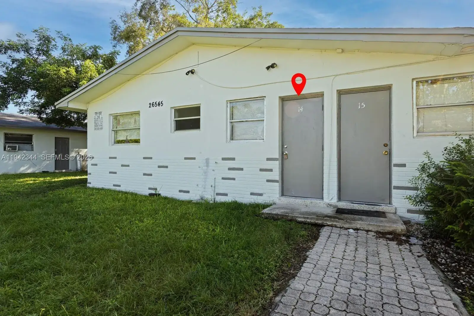 1 bedroom 1 bath Residential Lease for rent at 26701 SW 137th Ave # 4, Homestead FL 33032