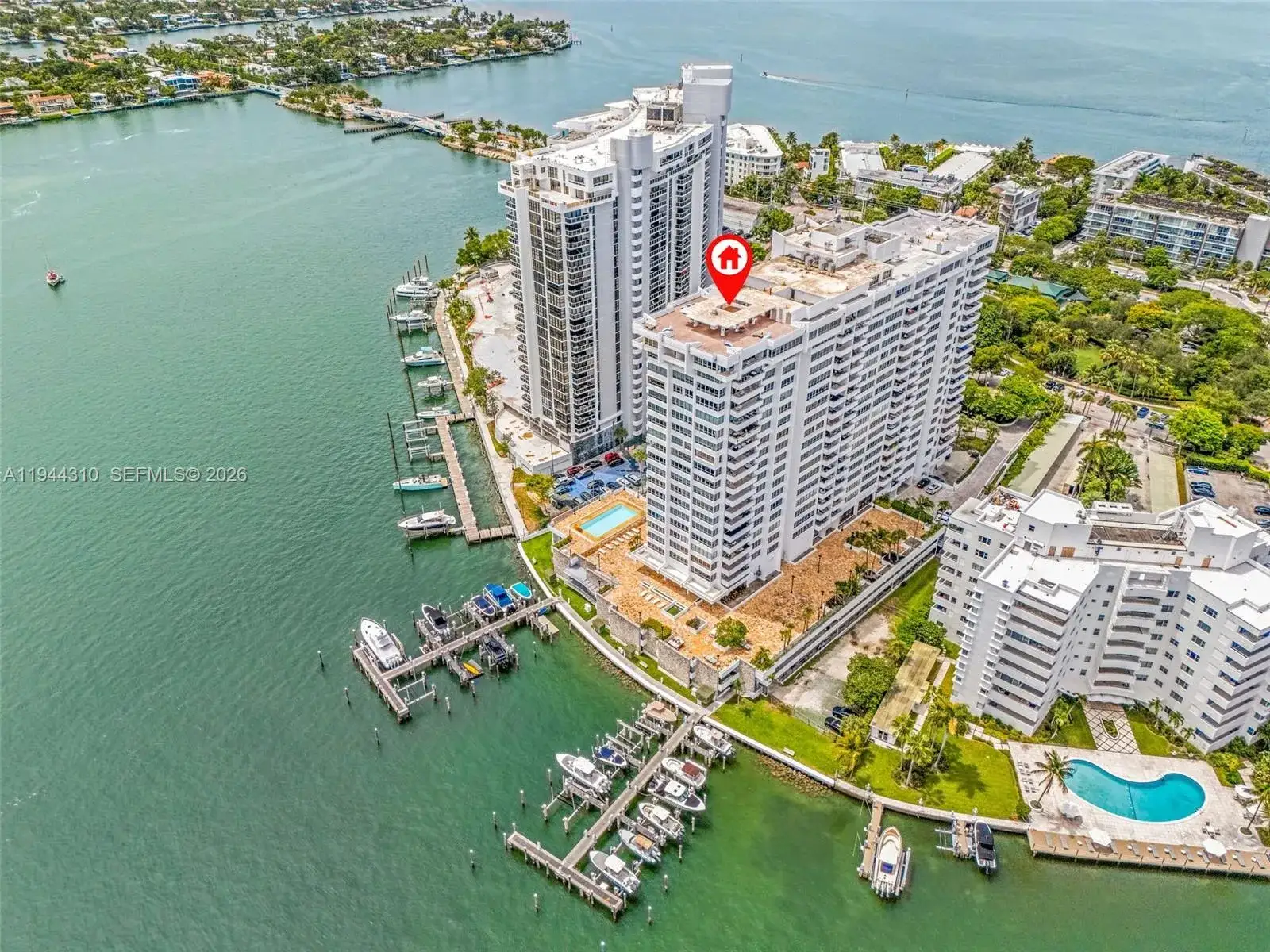 2 bedroom 2 bath Residential for sale at 11 Island Ave # 411, Miami Beach FL 33139