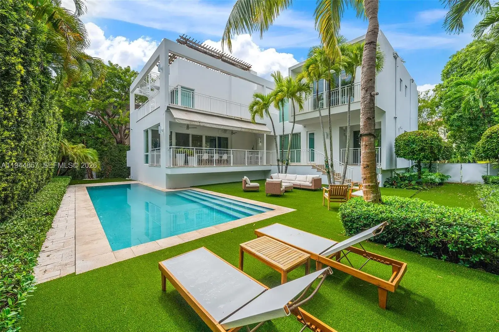 5 bedroom 5 bath Residential Lease for rent at 755 Allendale Rd, Key Biscayne FL 33149
