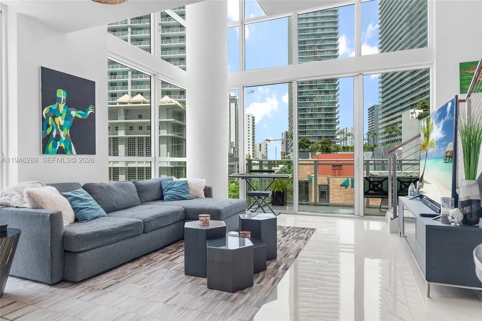 1 bedroom 1 bath Residential for sale at 1080 Brickell Ave # 513, Miami FL 33131