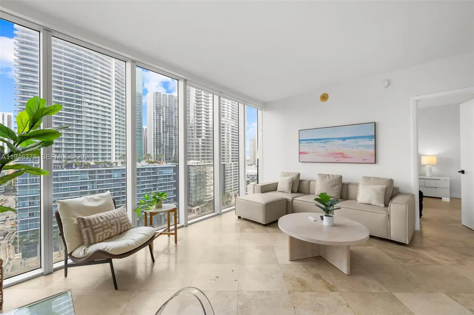 2 bedroom 2 bath Residential for sale at 485 Brickell Ave # 1804, Miami FL 33131