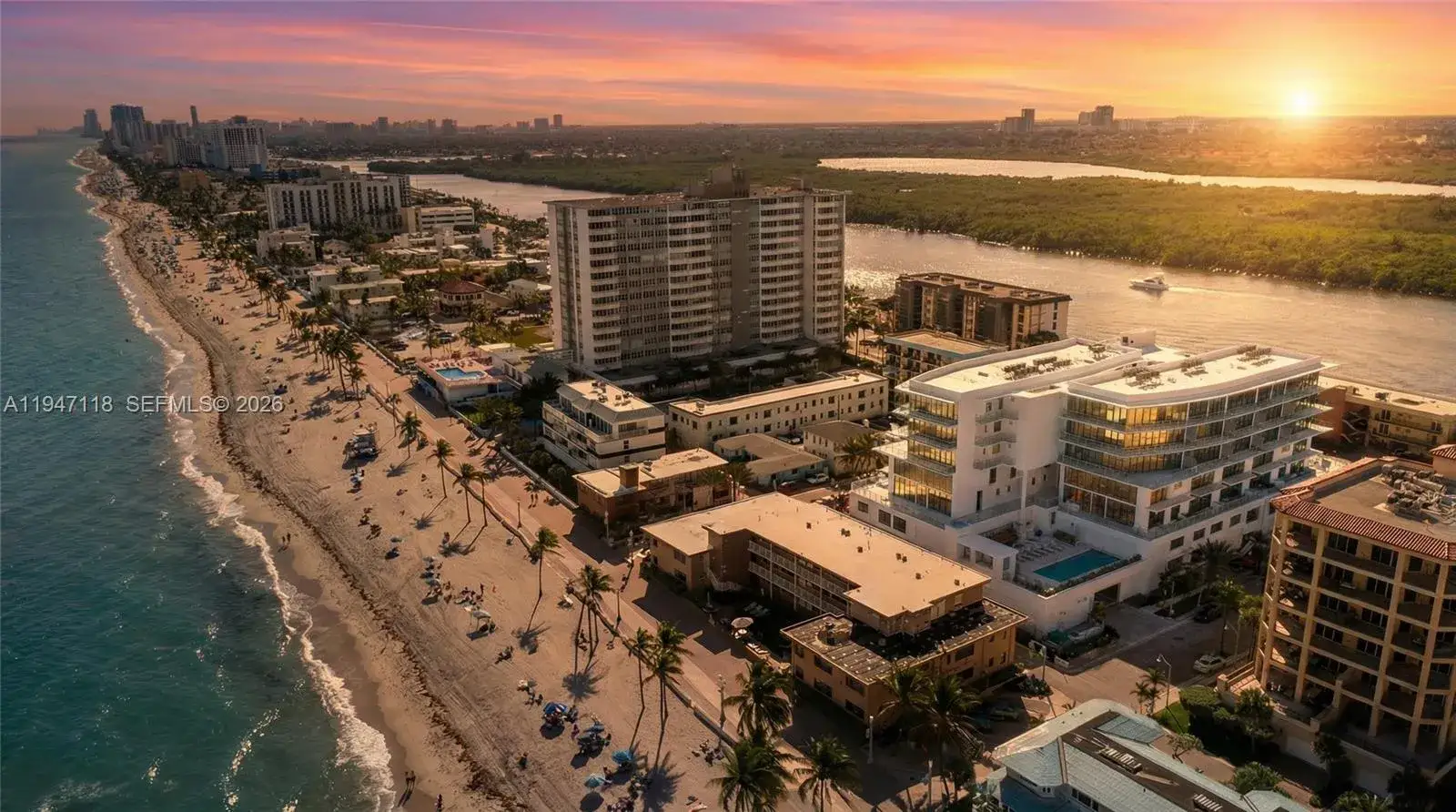 1 bedroom 1 bath Residential for sale at 3319 N Ocean Drive # 608, Hollywood FL 33019