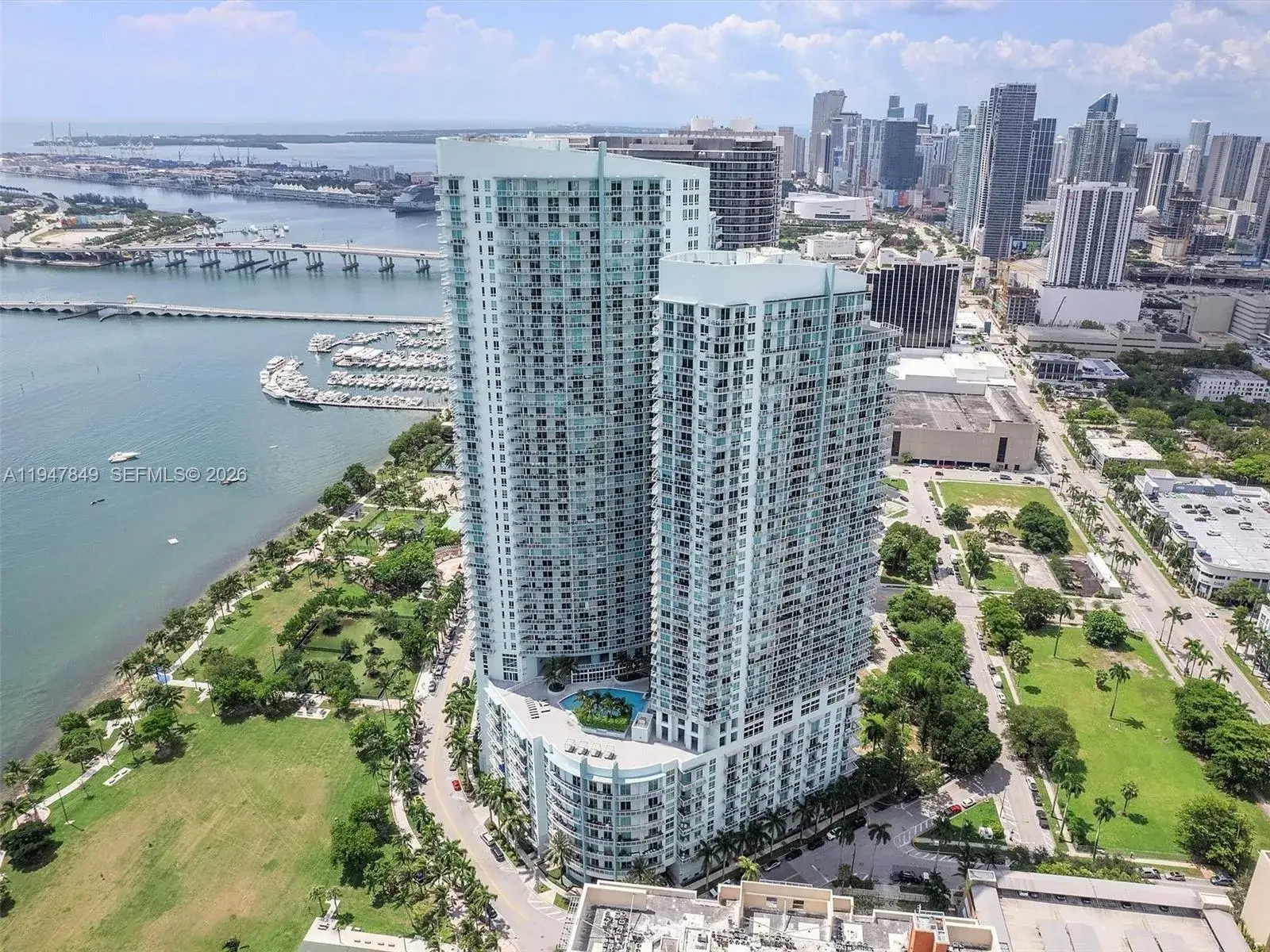 2 bedroom 2 bath Residential for sale at 1900 N Bayshore Dr # 603, Miami FL 33132