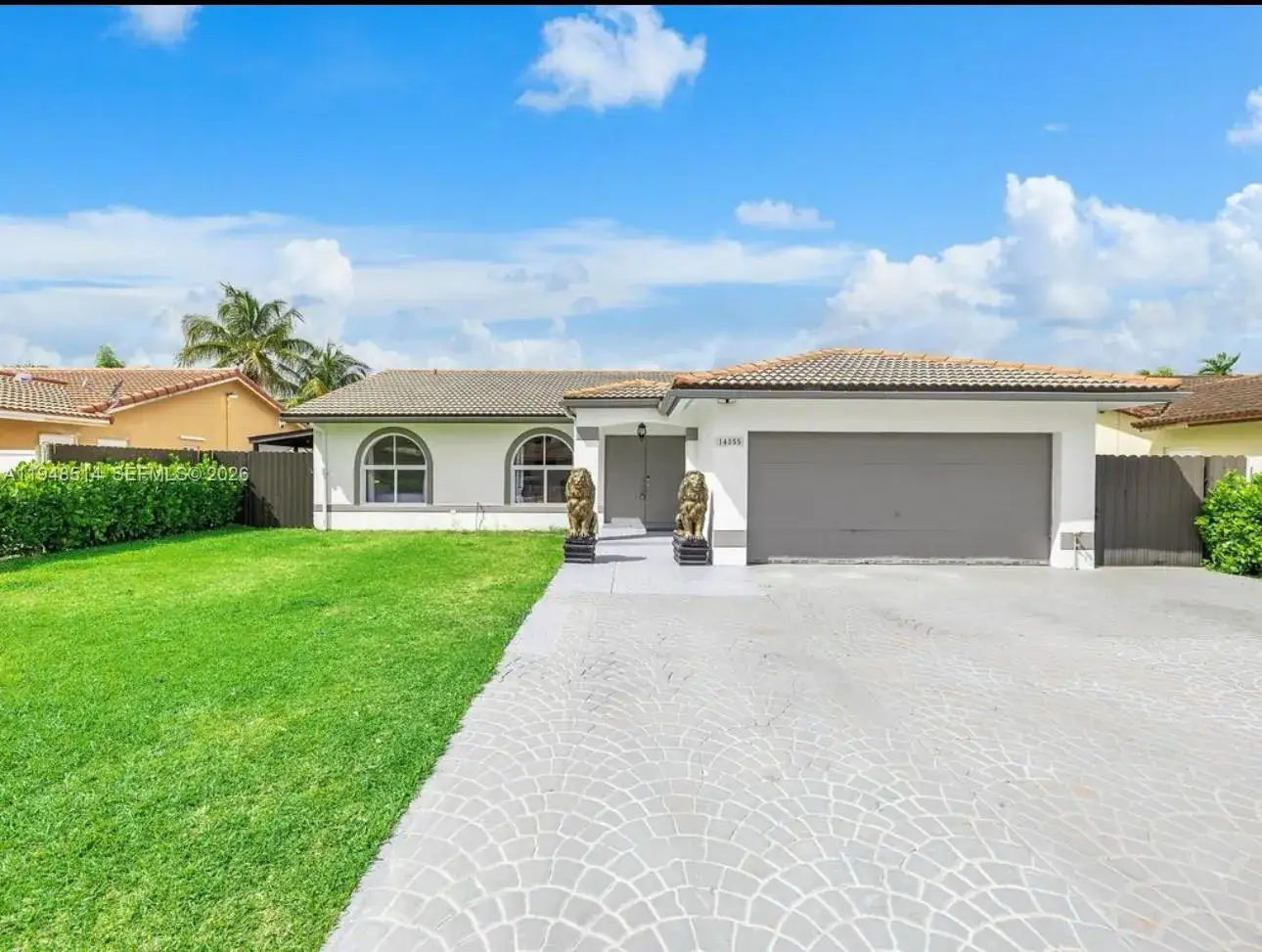 3 bedroom 2 bath Residential Lease for rent at 14855 SW 174th St, Miami FL 33187
