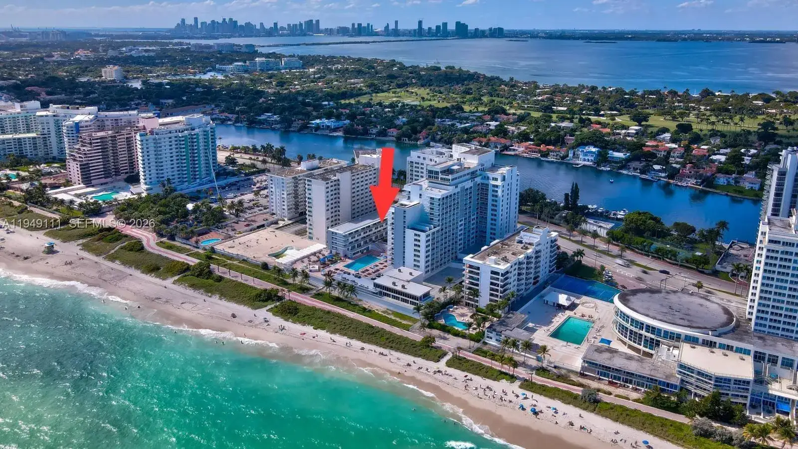 2 bedroom 2 bath Residential for sale at 5401 Collins Ave # 340, Miami Beach FL 33140
