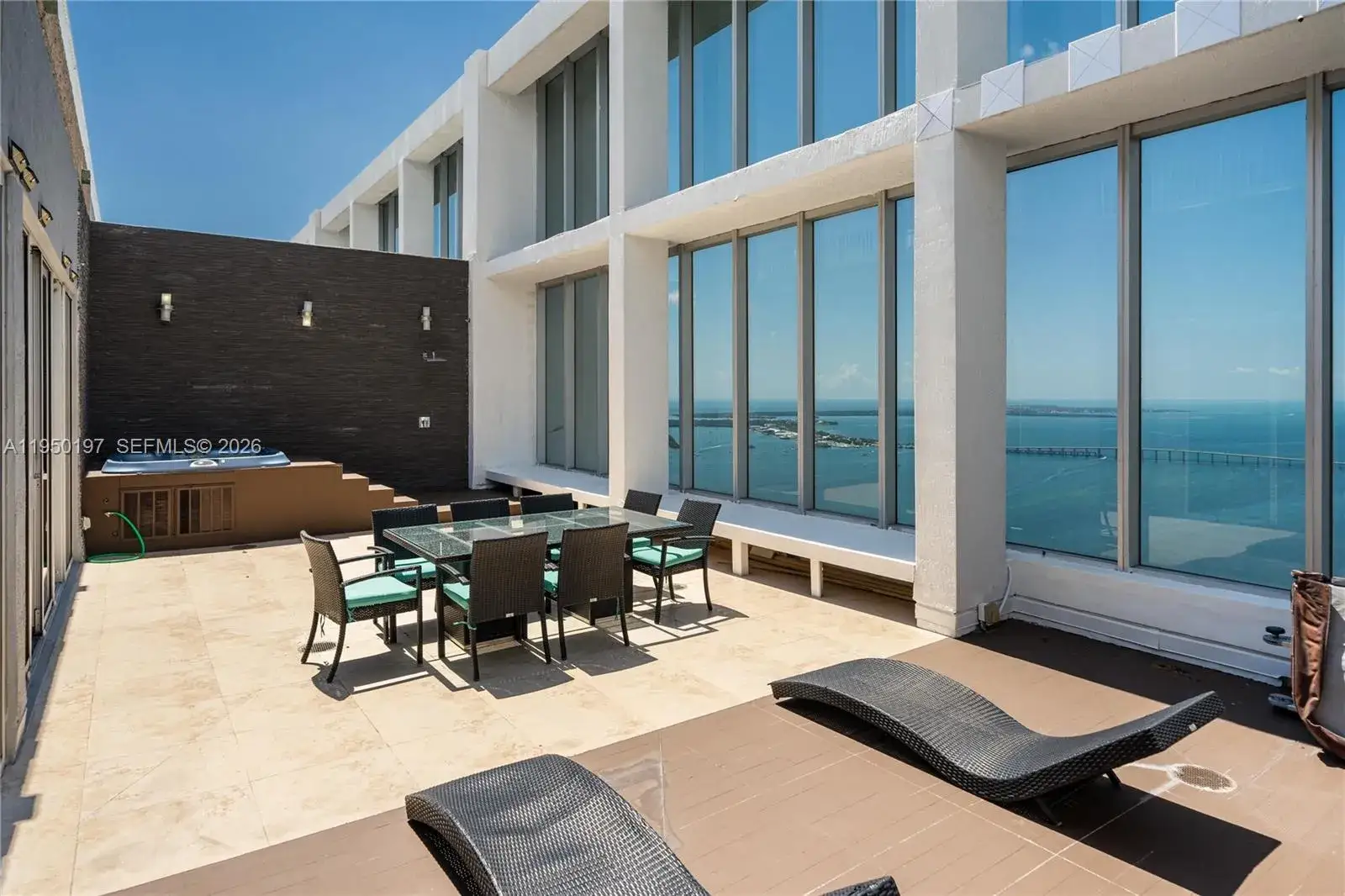 3 bedroom 3 bath Residential Lease for rent at 495 Brickell # 5705, Miami FL 33131