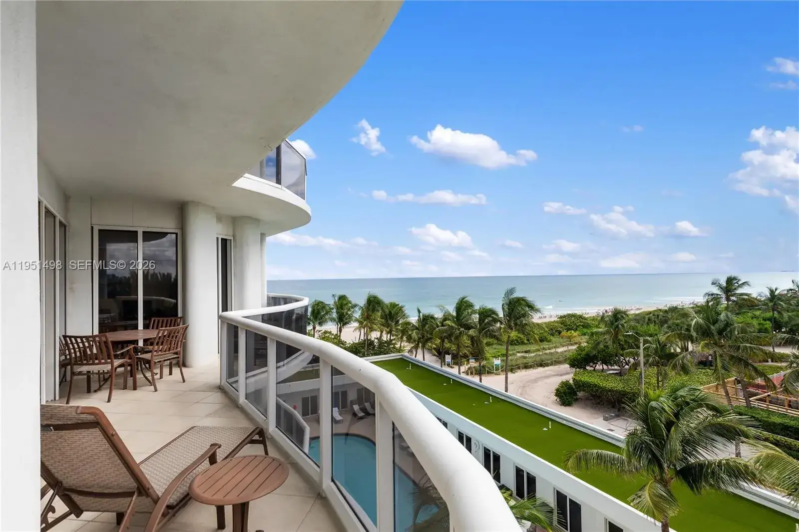 3 bedroom 3 bath Residential Lease for rent at 9601 Collins Ave # 507, Bal Harbour FL 33154