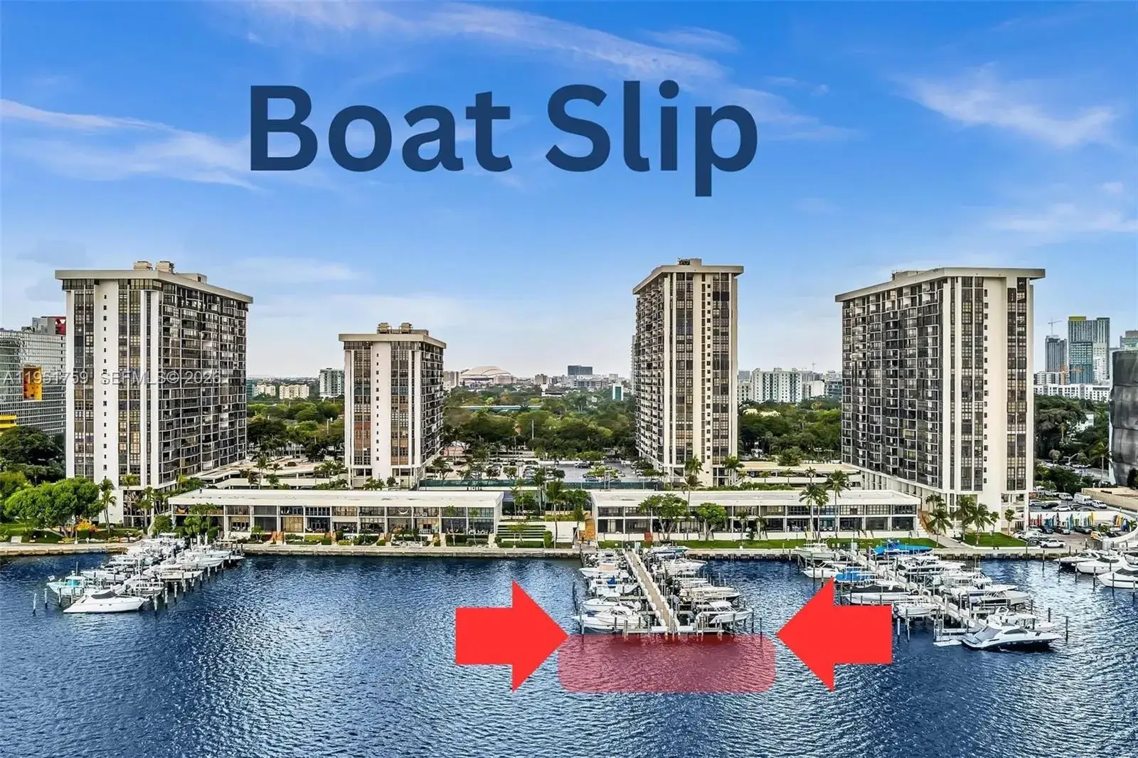 Land/Boat Docks for sale at 1901 Brickell Ave Slip 55A, Miami FL 33129