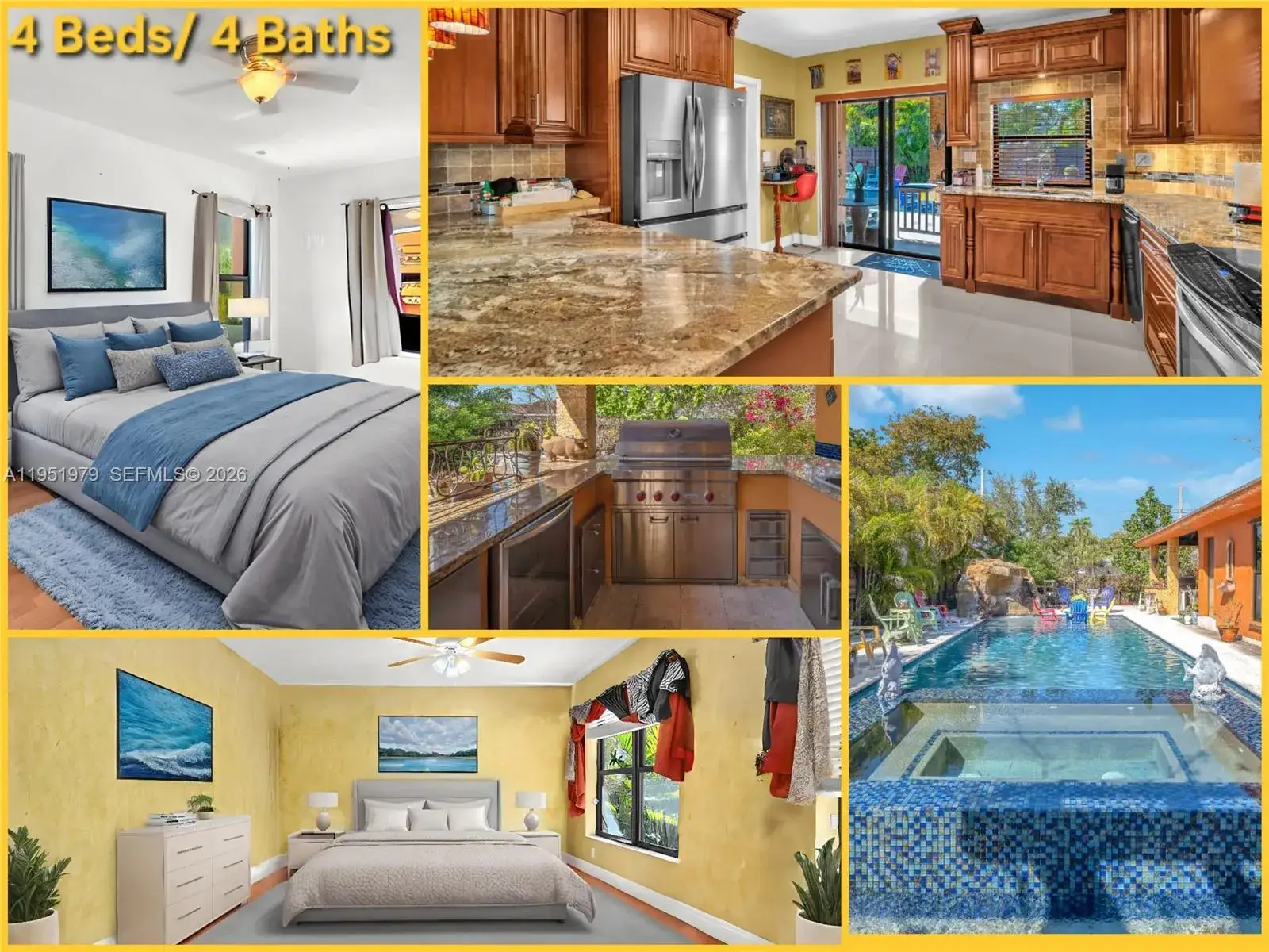 4 bedroom 3 bath Residential for sale at 21424 NE 19th Ct, Miami FL 33179