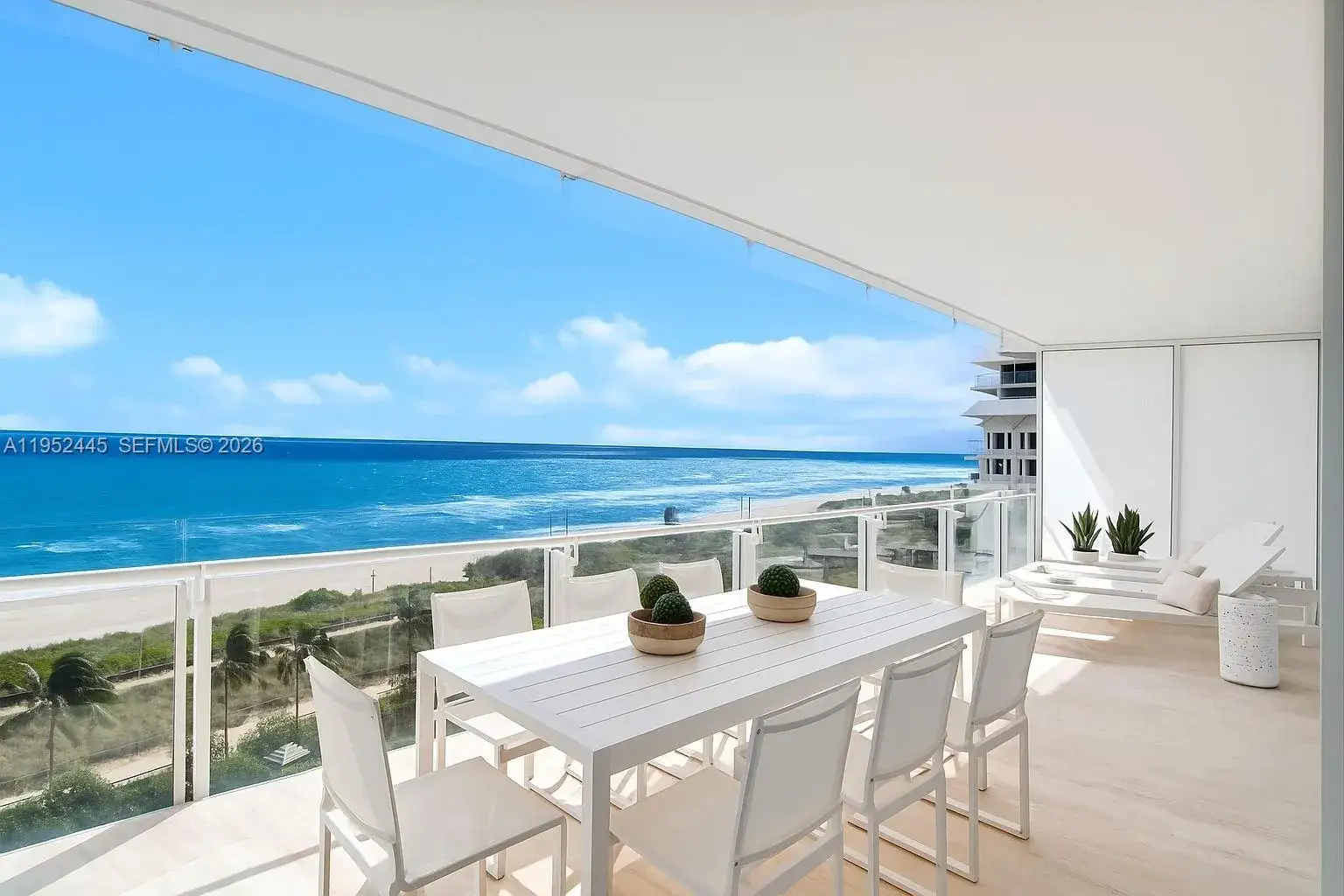 3 bedroom 3 bath Residential Lease for rent at 9001 Collins Ave # 605, Surfside FL 33154