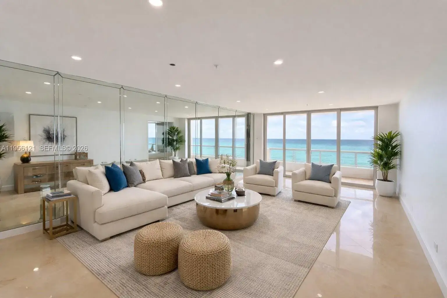 1 bedroom 2 bath Residential Lease for rent at 5601 COLLINS AV # 2, Miami Beach FL 33140